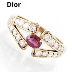 Dior ディオール ルビー ダイヤ リング ジュウル