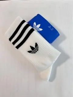 adidas ストライプソックス ホワイト