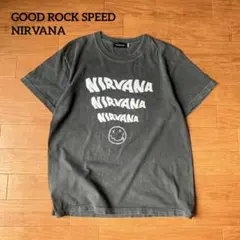 GOOD ROCK SPEED NIRVANA ロゴ Tシャツ ヴィンテージ加工