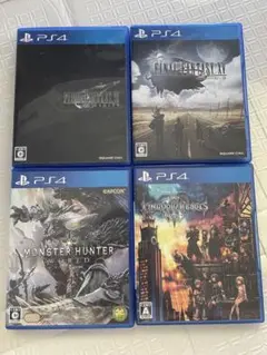 PS4ソフトセット販売　FF7リメイク・FFXV・KH3・モンハンワールド