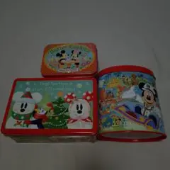 ディズニー　缶　3点セット