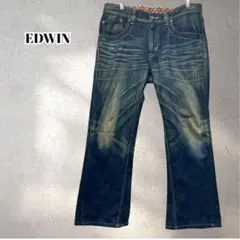 EDWIN　431XVS　ブーツカット フレア デニム W34　Y2K　5682