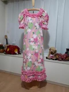 14日までセール❗ティアレ柄❤️ピンクのフラドレス