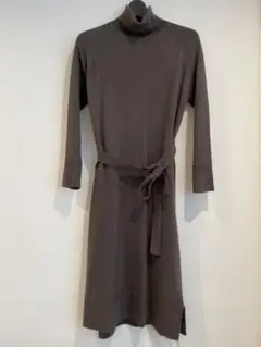 BEIGEベイジ★カシミヤ混ウールワンピース