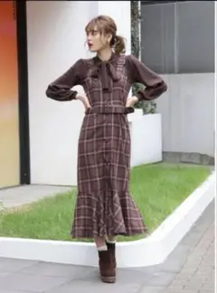 dazzlin ノースリーブロングワンピース美品