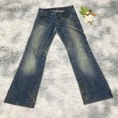 ポールアンドジョー (S) フレア デニムパンツ ジーンズ ブーツカット