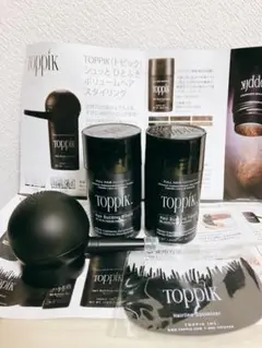 ☆新品2個☆トピック ヘアビルディングファイバー 12g フラック 黒