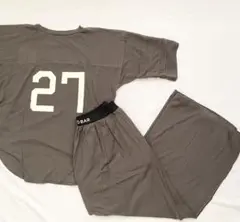 【新品】カシミア混フィットボールトップス ワイドパンツセットアップ