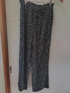 しまむらてらさん イージーパンツ Mレオパード柄
