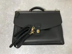 美品 OLD COACH ビジネスバッグ 2way レザー ブラック
