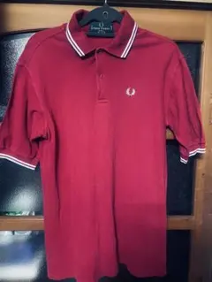 FRED PERRY レッド ポロシャツ S