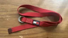 トミーヒルフィガー 赤 リング付きベルト