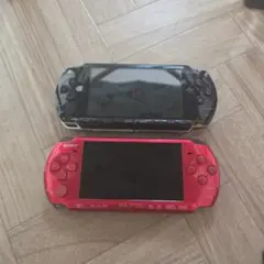 SONY PSP 本体 レッド　ブラック　ジャンク品