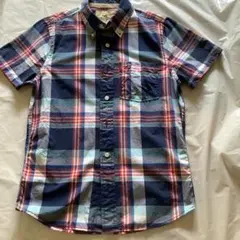 【送料込み】Hollister　ホリスター 半袖シャツ　メンズ　レッド