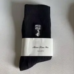⭐︎新品未使用 靴下 黒orベージュ miumiu