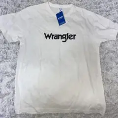 Wrangler ホワイト ロゴ Tシャツ