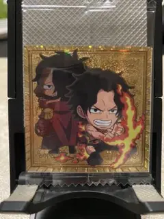 ワンピース　にふぉるめーしょん　ウエハース　パラレル　エース＆ロジャー