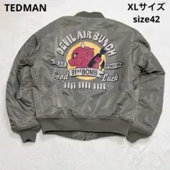 XLサイズ TEDMAN MA-1 フライトジャケット USA 刺繍 ワッペン