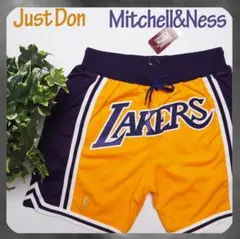タグ付き未使用 Mitchell & Ness Just Don Lakers