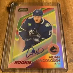 O pee chee Aidan McDonough ルーキーサインカード