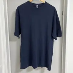 ロサンゼルスアパレル　Tシャツ　ネイビー Mサイズ　6.5oz