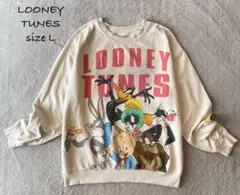 ✔︎LOONEY TUNES トゥイーティー 古着 スウェットトレーナー L