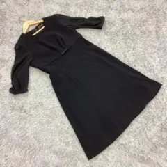 ✨ポール・モーリア✨ワンピース♡フォーマル♡礼服♡喪服♡半袖♡ブラック(13AR