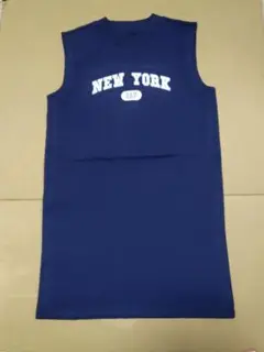 NEW YORK GAP ノースリーブシャツ ネイビー