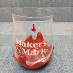Maker's Mark オリジナルロックグラス・コースター付・未使用