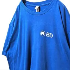 ネクストレベル BD ロゴ Tシャツ ブルー 青 XL 古着