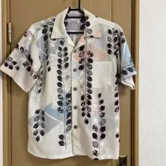着物リメイク　アロハシャツ