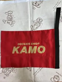 【新品未使用】 KAMO オリジナルシューズケース 赤金カラー