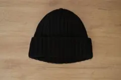 UNIQLO ヒートテックリブビーニー（09 BLACK）