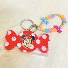 【匿名配送】東京ディズニーリゾート キーホルダー ミニー キャンディ ミラー付き