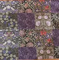 V&A シーチング 生地　モリスモザイク パープル　2m