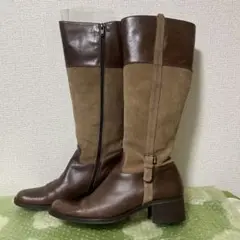 スペイン製 Huella ウエラ のロングブーツ 38/日本サイズ24.5