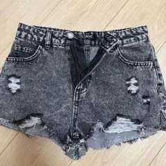 アベイル ダメージデニムショートパンツ