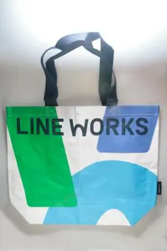 非売品 LINE WORKS ライン ノベルティ ロゴ入り トートバッグ