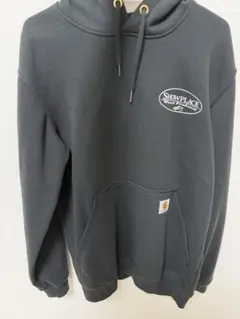 【Carhartt 】ブラック フード付きスウェット　　Sサイズ