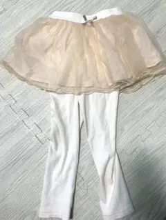 プティマイン　チュール付きパンツ　110センチ