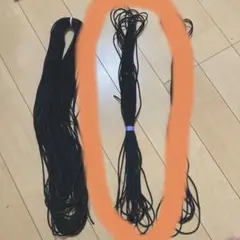 黒ヘアゴム　17m程