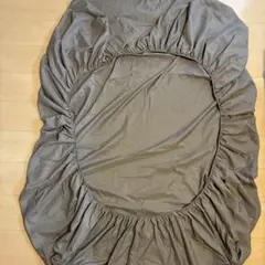 新品未使用！グレー セミダブルベッドカバー