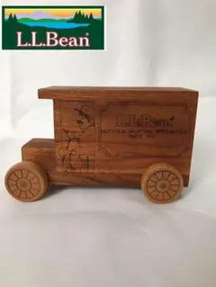 【希少】1980's L.L.BEAN TOY コインバンク オブジェ　 木製