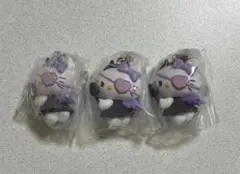 サンリオ　いたずらこあくまスイング　キティ　ガチャガチャ　3個セット