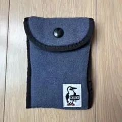CHUMS カメラケース グレー フラップ式