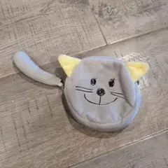 猫の顔デザイン ポーチ