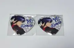 D.Gray-man|神田ユウ|ハート缶バッジ|2個セット