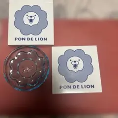 ポンデライオン ガラス小皿 2点セット