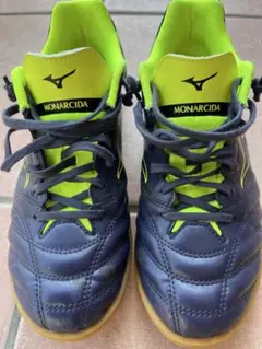 Mizuno Monarcida ネイビー/ライム シューズ ほぼ未使用