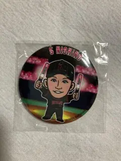 オリックス　西野真弘 缶バッジ